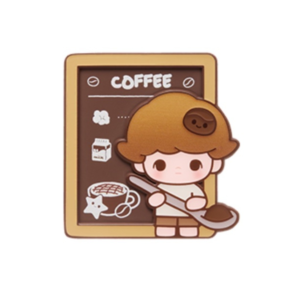 DIMOO - Pop Mart Pop Bean Coffee Factory Series Fridge Magnet Blind Box
